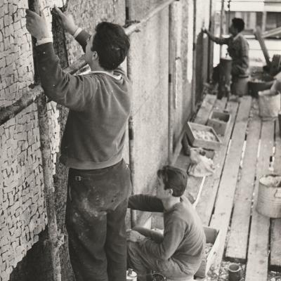 ANKER SPANG-LARSEN (1917-2003) Les Mosaïstes 